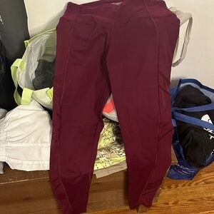 Victoria's Secret Deep Red Leggings